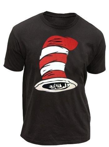 Cat in the Hat Big Hat Seuss Adult Unisex T-Shirt