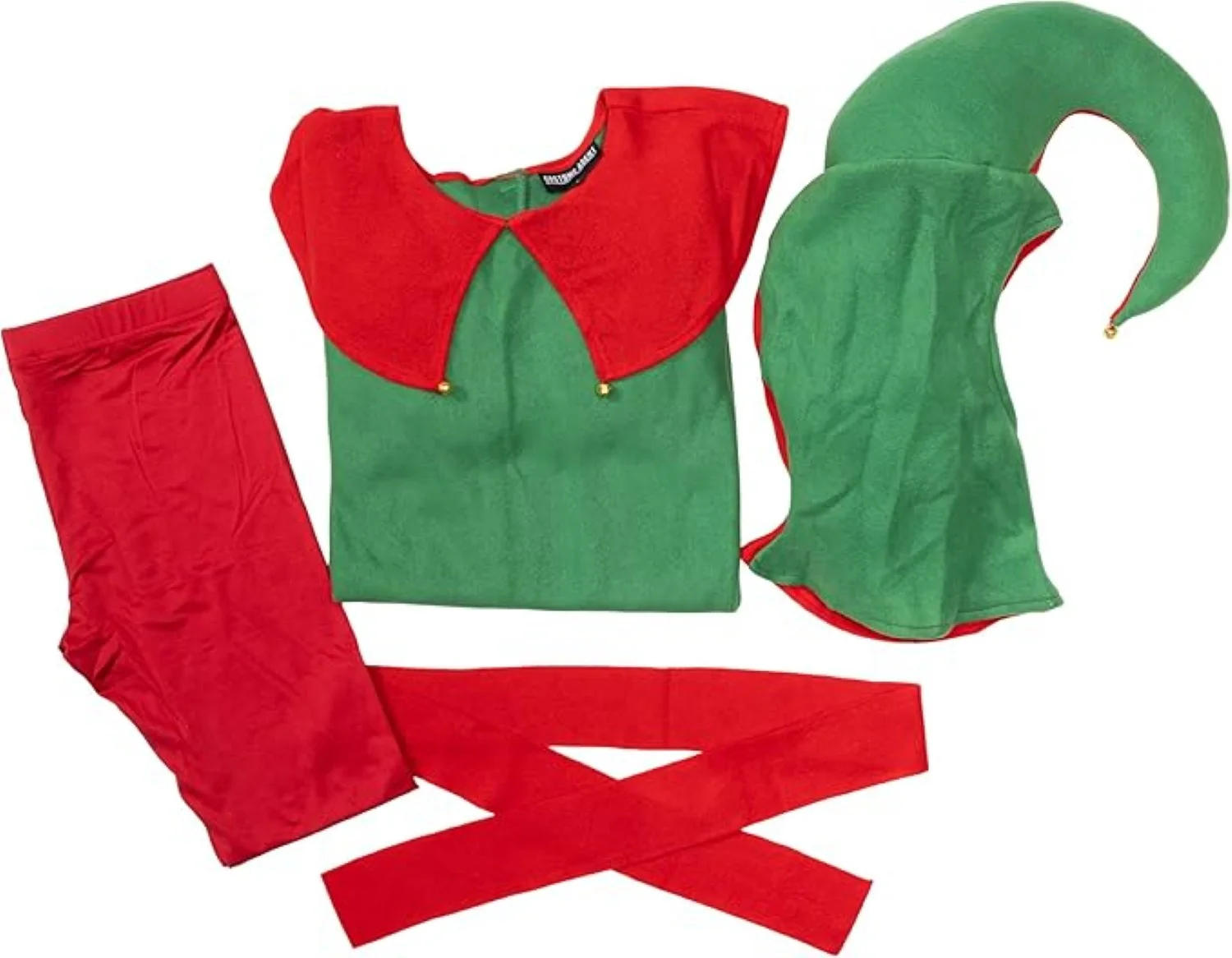 Christmas Elf Adult Unisex Halloween Cosplay Deluxe Costume Set - Image 4