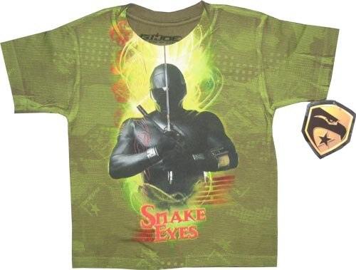 G.I. Joe: The Rise of Cobra Snake Eyes Youth Kids T-Shirt