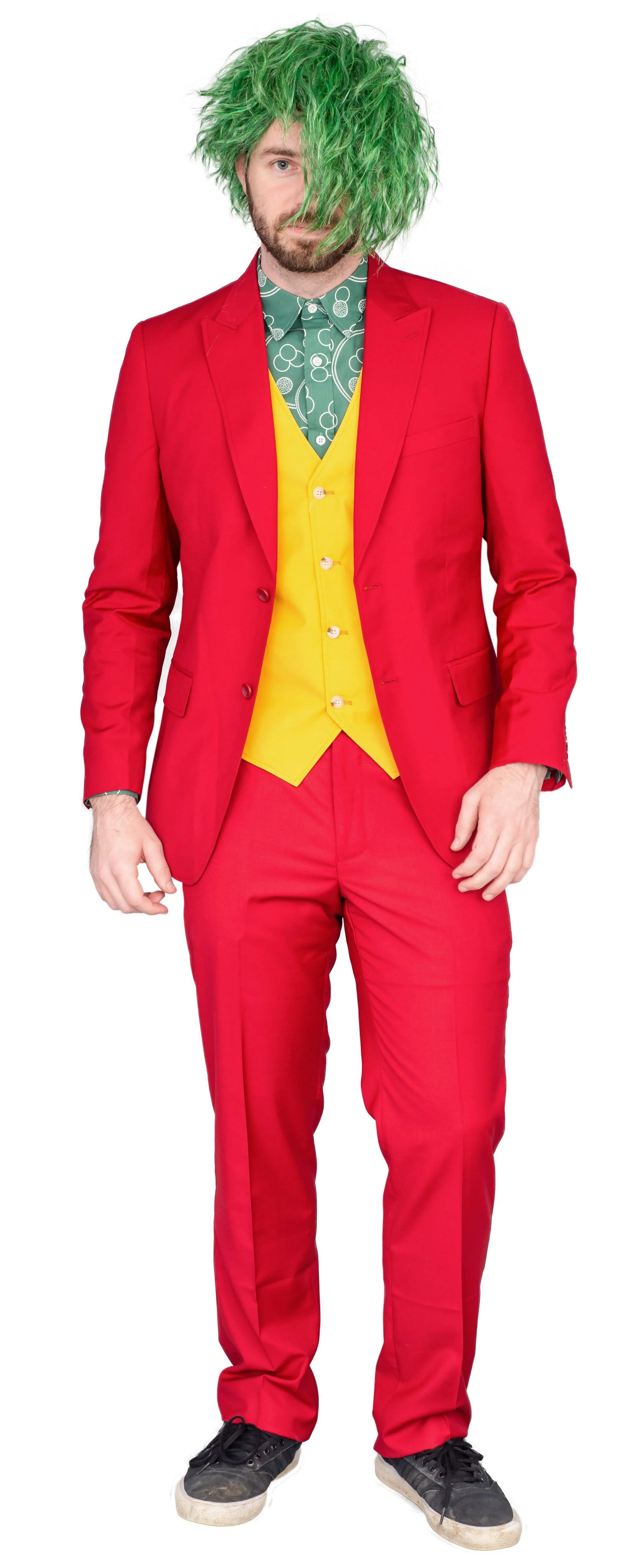 Joker Psycho Clown Costume Set - Image 4