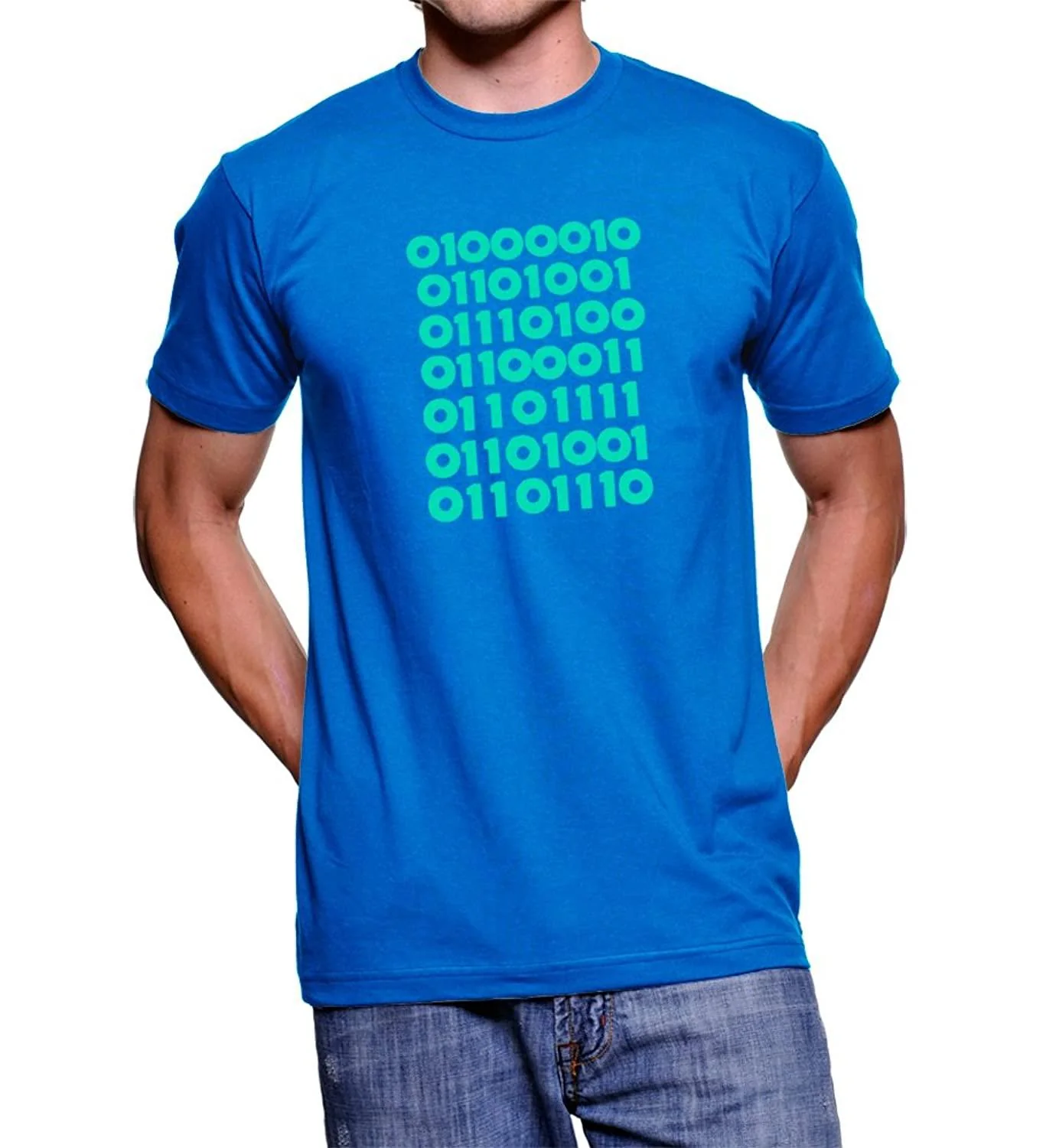 Silicon Valley Bitcoin in Binary T-shirt - Image 3