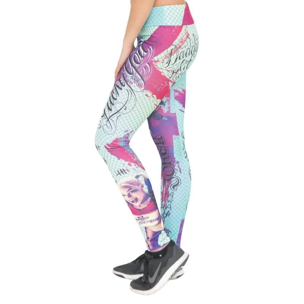Suicide Squad Fishnet Leggings - Image 2
