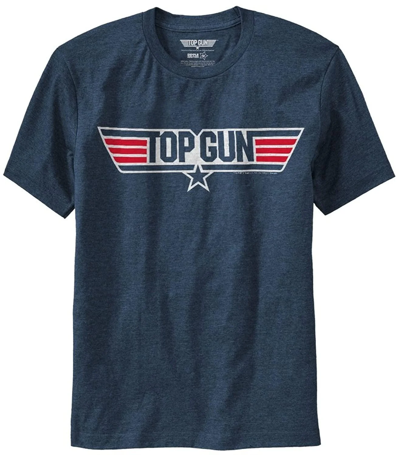 Top Gun White Stroke Navy T-shirt - Image 4