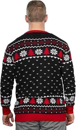 Ask Me About My Ninja Funny Flip Costume Adult Ugly Christmas Sweater - Image 4